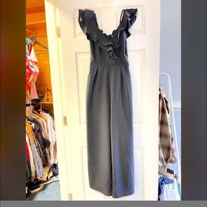 Saved by the dress size small black jumpsuit